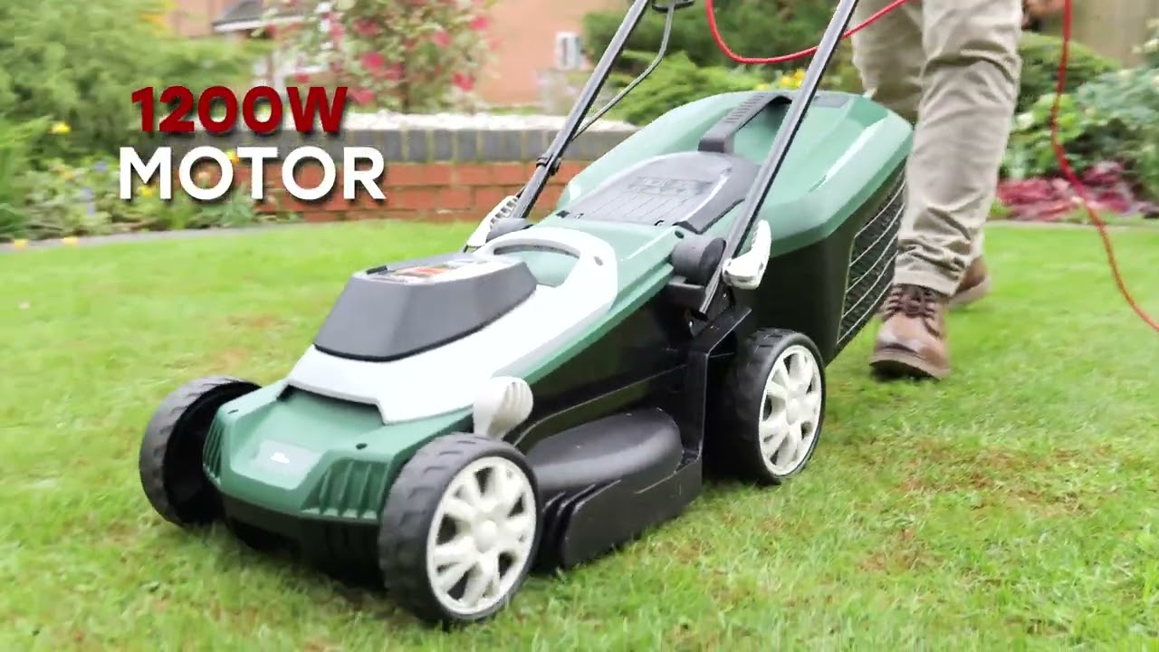 Webb WEER33RR Supreme 33cm Electric Rotary Lawnmower with Rear Roller Out Of The Box