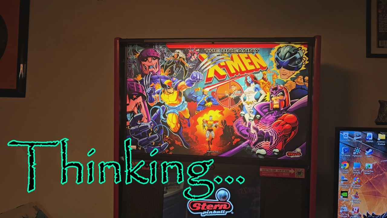 Начало создания моей кастомной накладки на пинбольный автомат Uncanny Xmen.