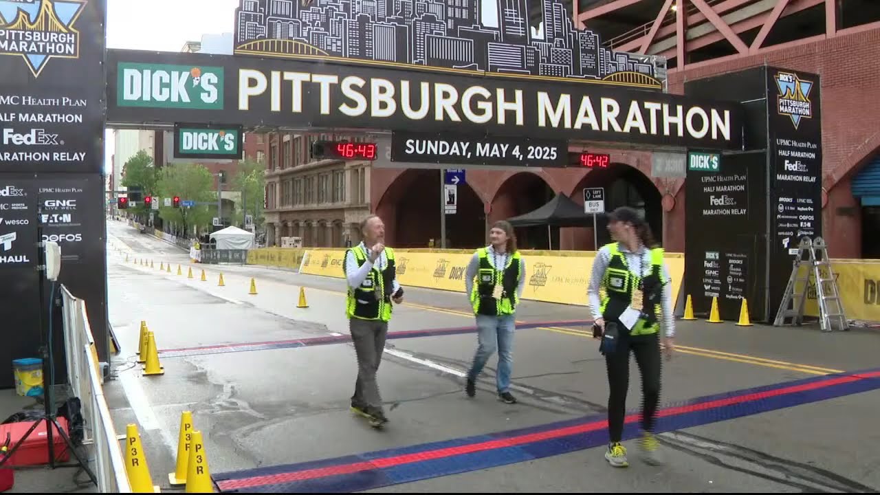LIVE: Pittsburgh Marathon Finish Line Camera