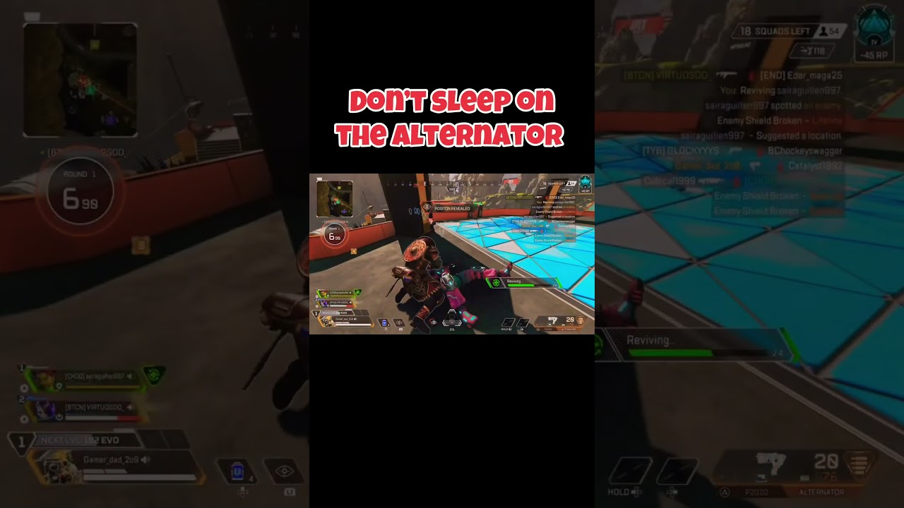 Don&rsquo;t sleep on the Alternator!  #apexlegends #platinumrank