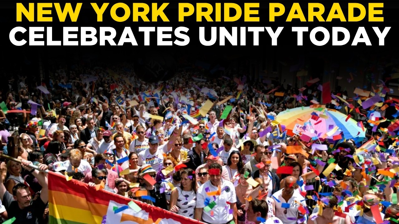 NYC PRIDE MARCH LIVE | Millions Flood NYC Streets! Watch Historic 2026 'For All Of Us' Parade