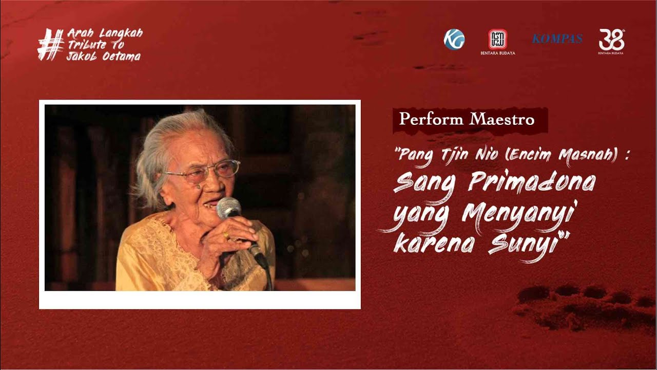 Pang Tjin Nio (Encim Masnah) Sang Primadona yang Menyanyi karena Sunyi