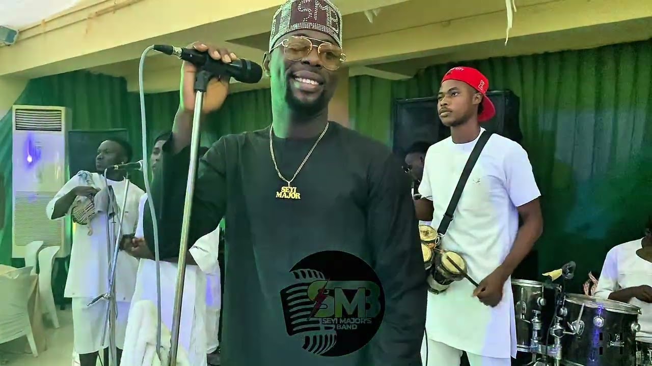 SEYI MAJOR BAND LIVE AT A BURIAL PARTY IN ABEOKUTA 🎙️🎙️🎙️