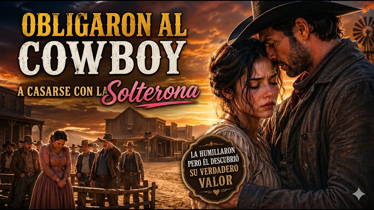 Obligaron al Cowboy a Casarse con la ‘Solterona’ — Pero Ella Le Robó el Corazón