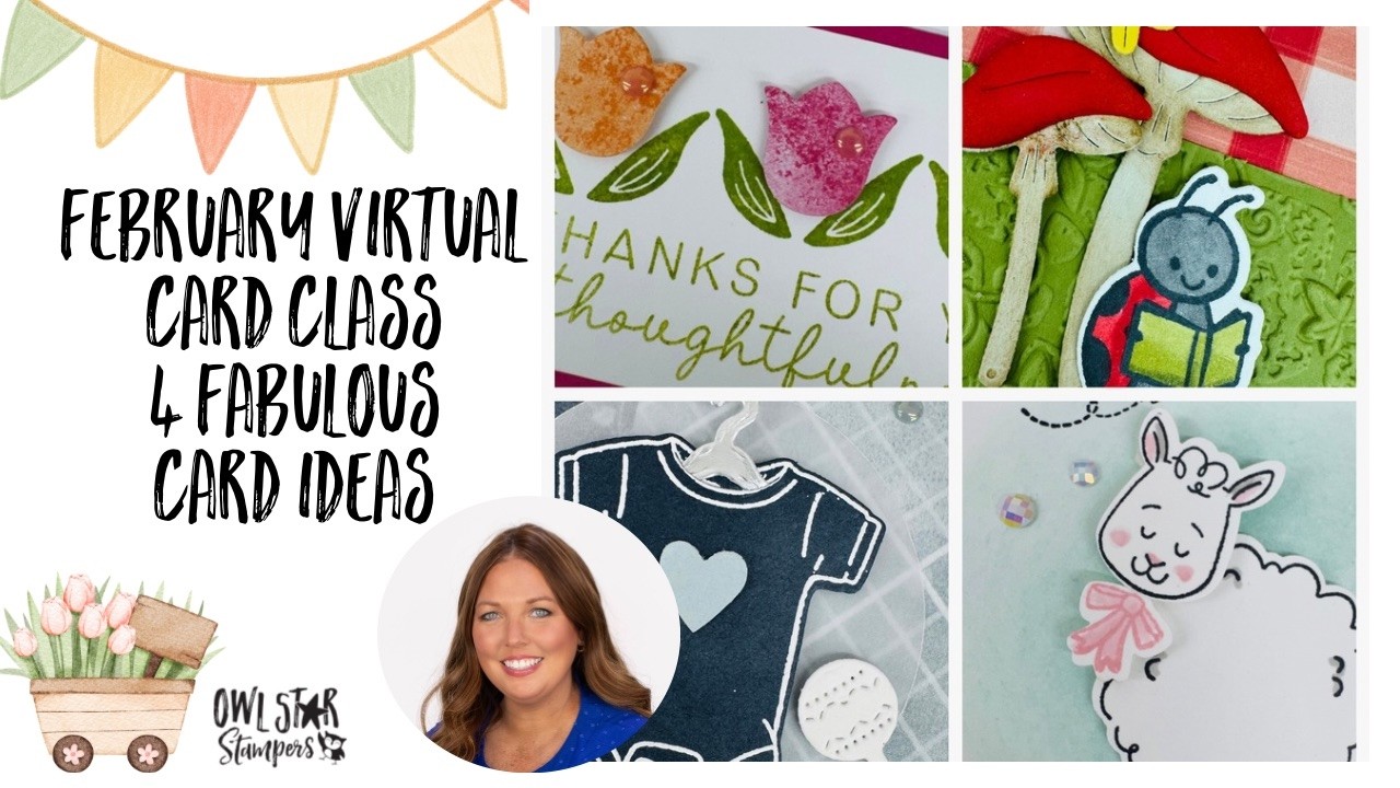 Free Virtual Stampin’ Up! Card Class | 4 Handmade Card Ideas February 2026