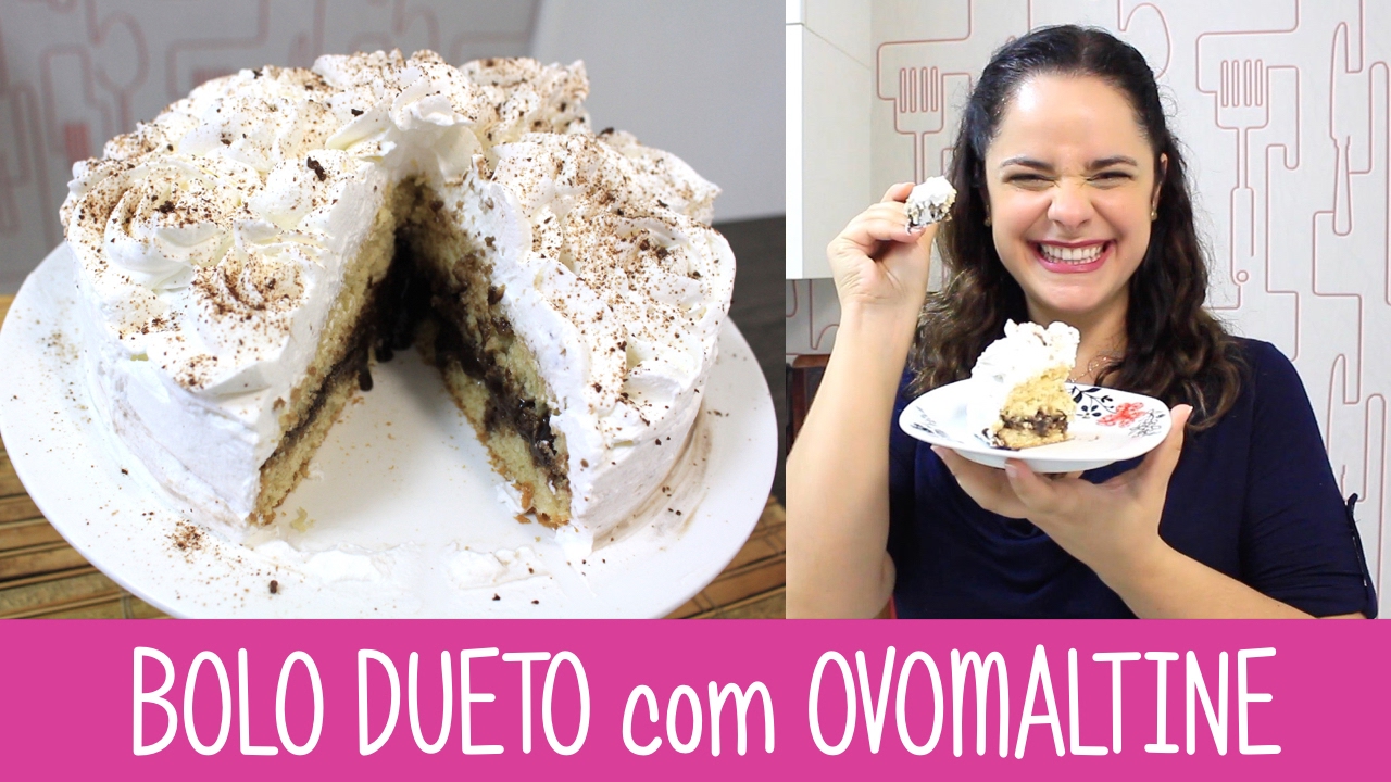 BOLO DUETO com OVOMALTINE - Episódio 280 - Receitas da Mussinha
