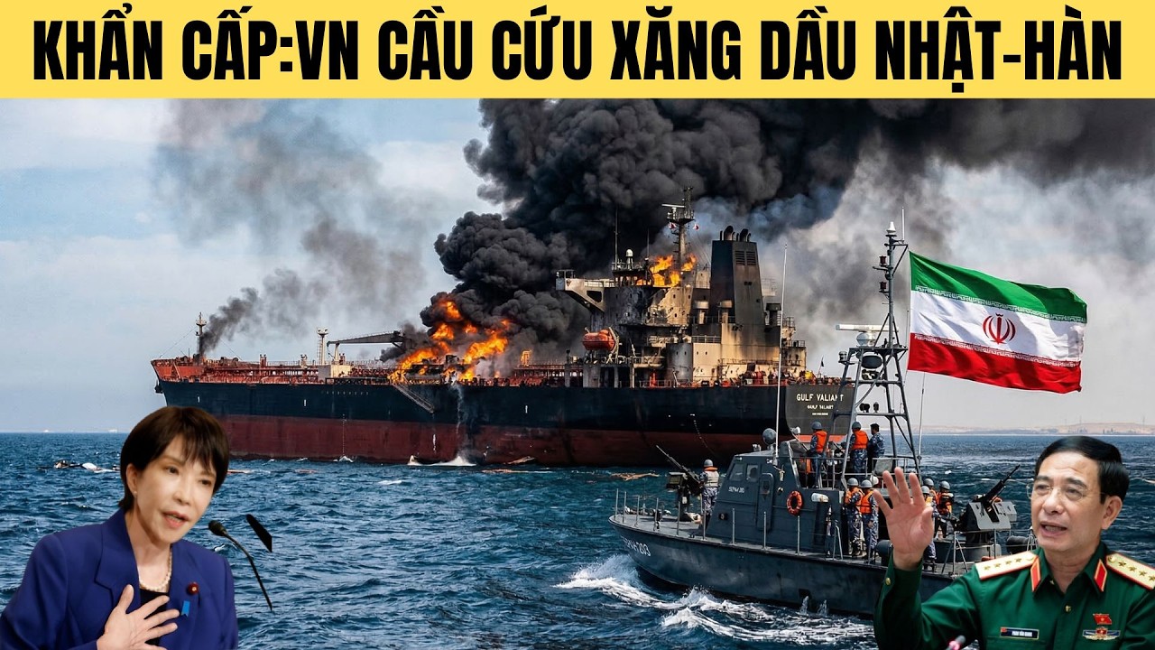 KHẨN CẤP:70% dầu thô bị đe dọa, Việt Nam lập tức cầu cứu Nhật-Hàn