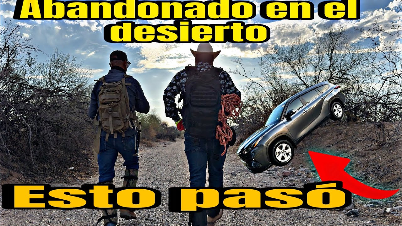 Fue abandonado en el desierto  en una brecha 