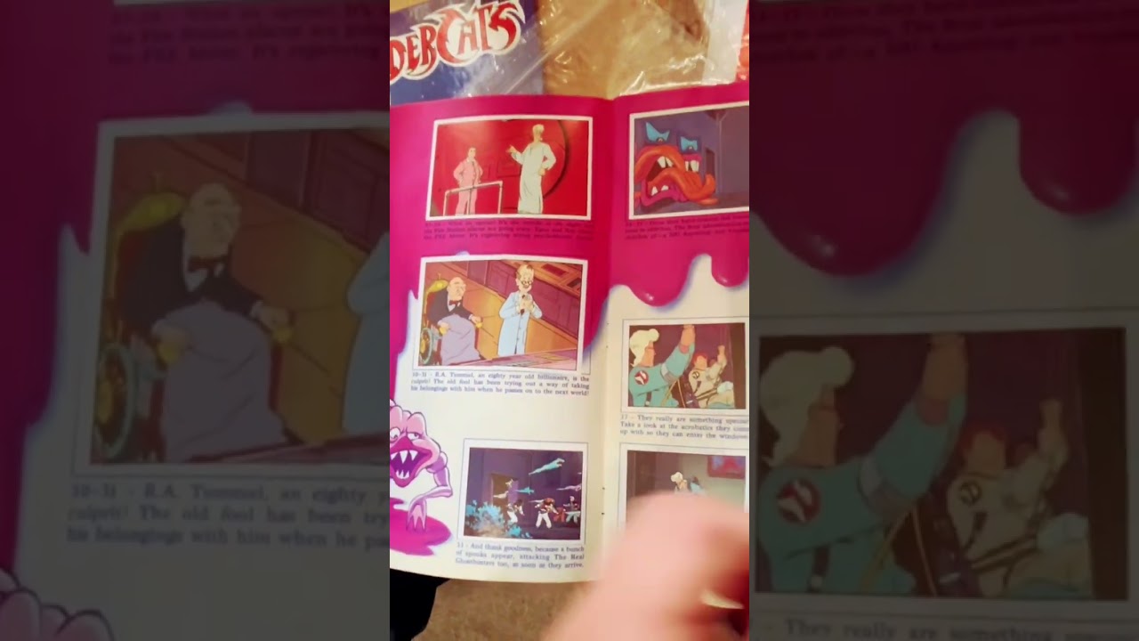 Vintage 1988 The Real Ghostbusters Sticker Album #toys #ghostbusters #vintage