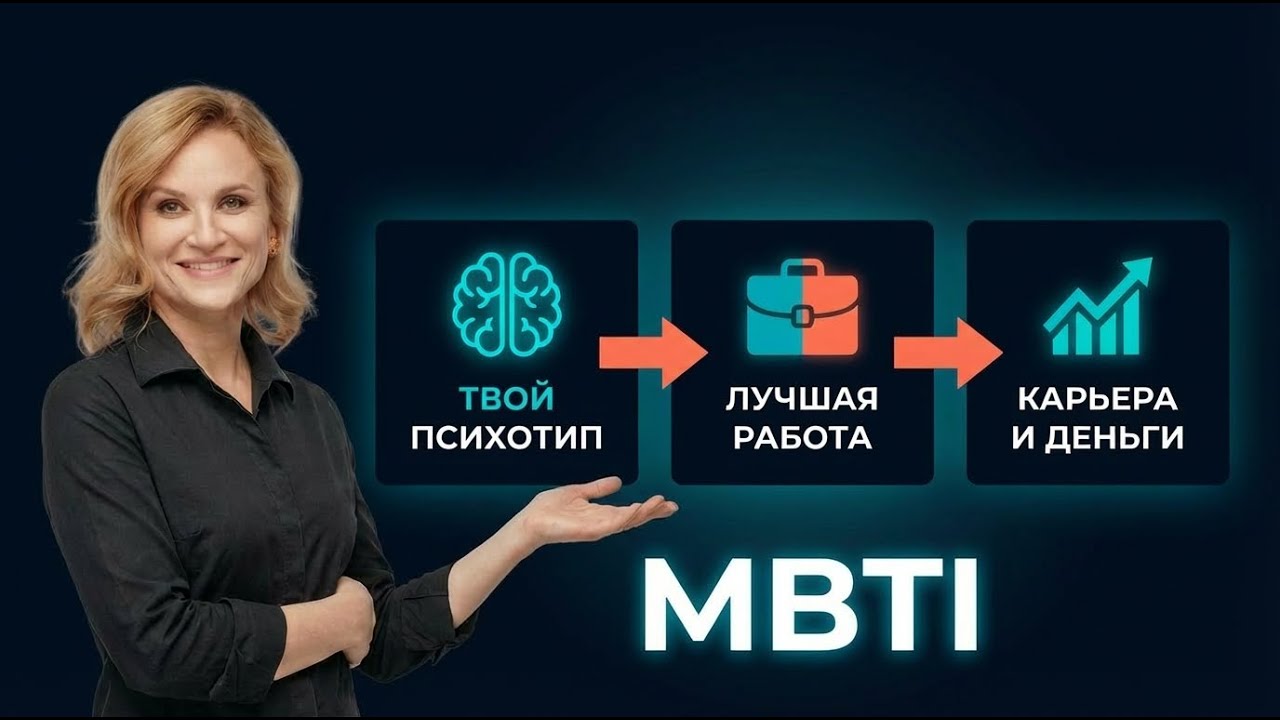 Узнай сегодня СВОЙ тип MBTI и пойми, где ты БЫСТРЕЕ всего вырастешь в карьере и деньгах!