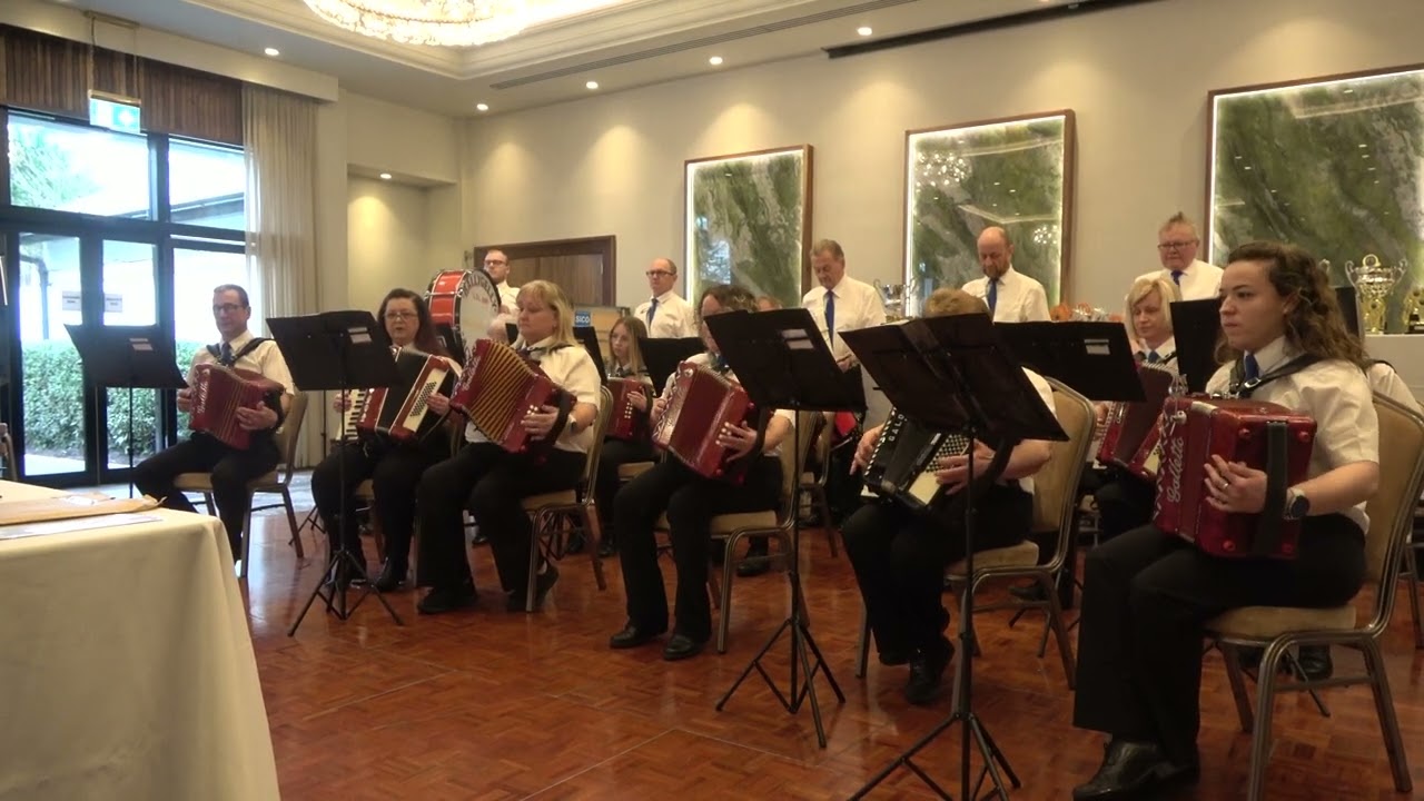 Ballygelly Accordion Band @ NI Open Accordion Band Championships 2024 - Sabbath Parade