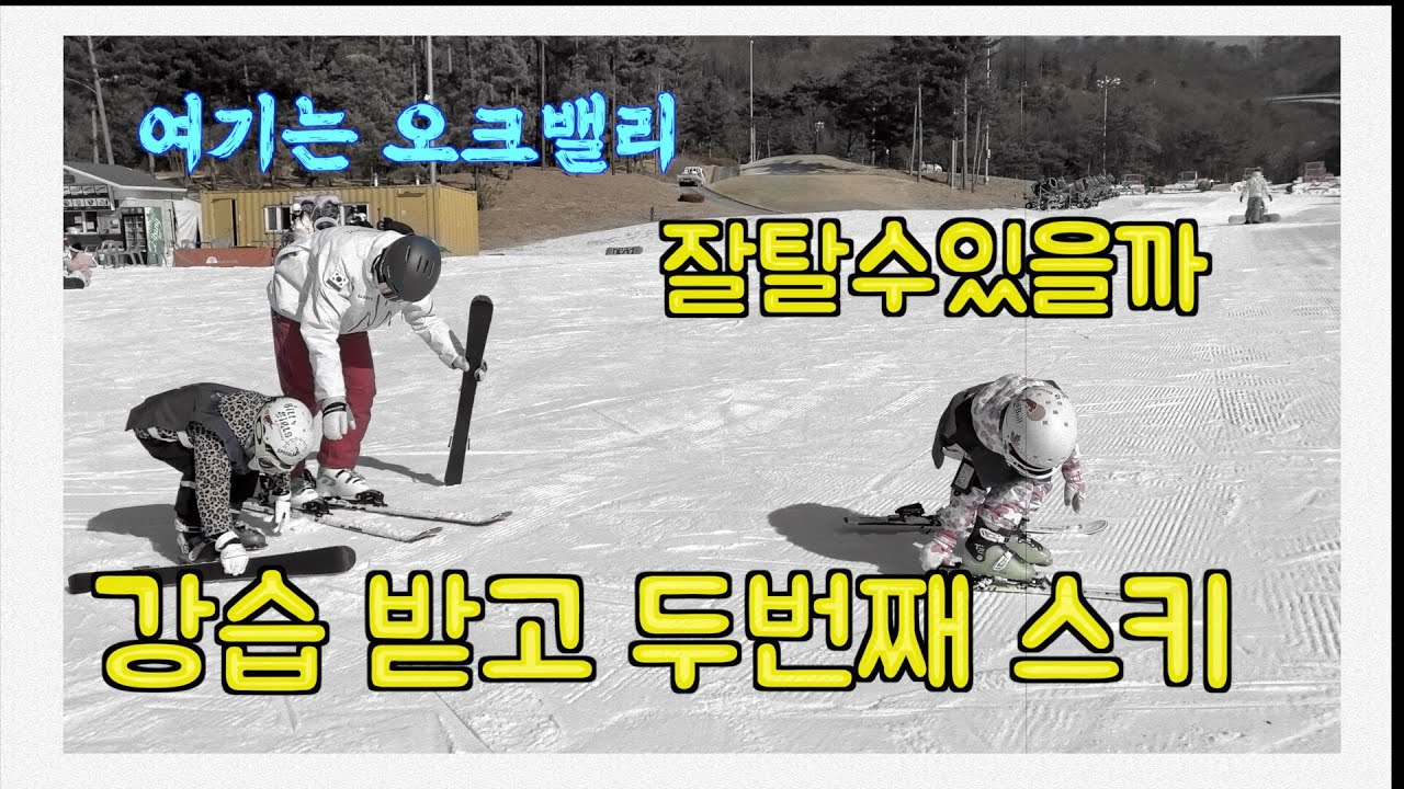 [하하이야기] 오크밸리 초급에서 라이딩