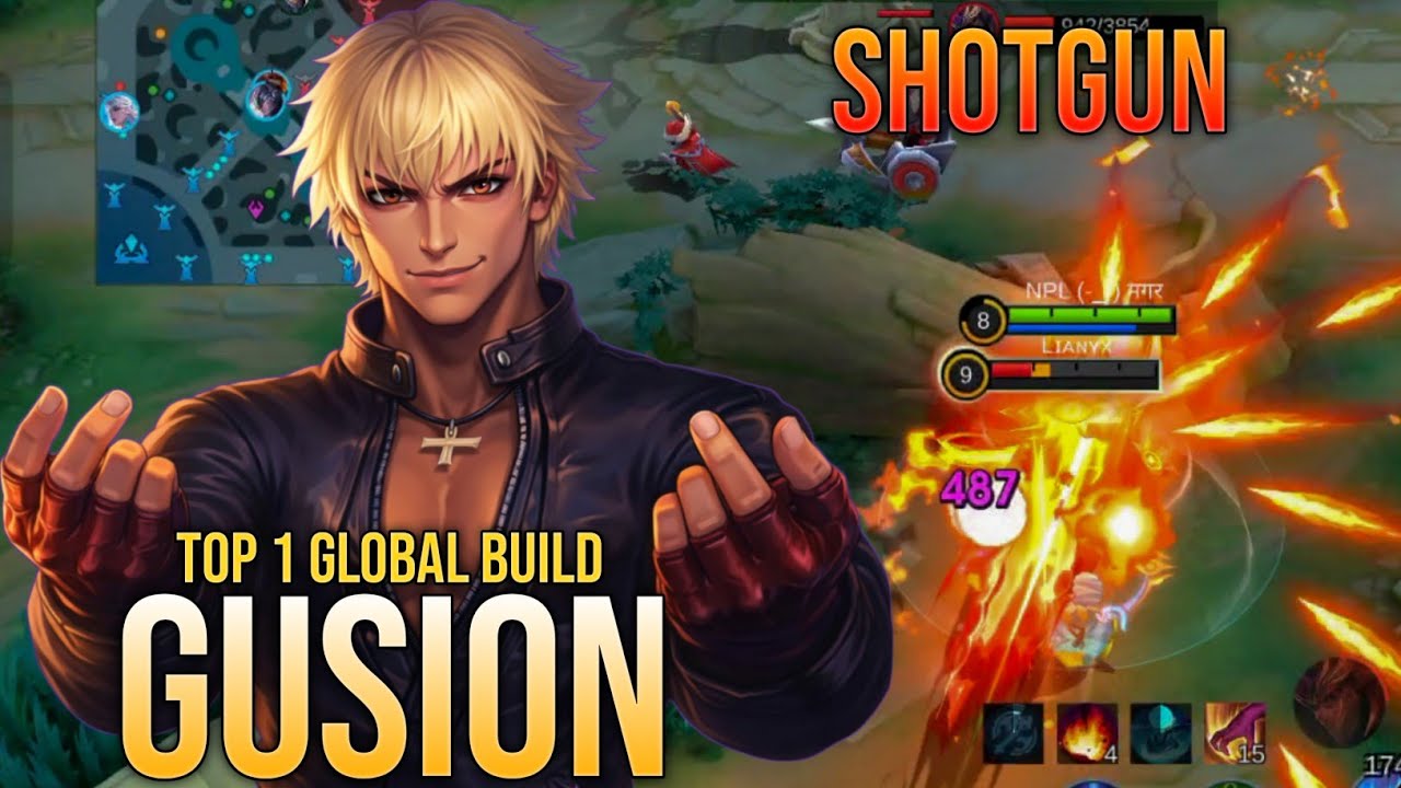 ML SOLO Q GUSION GAMEPLAY TOP 1 GLOBAL BUILD INSTANT BURST 