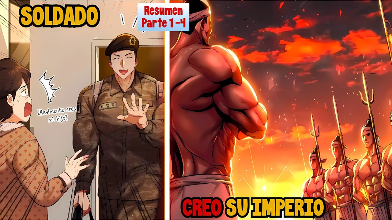 🏋️SOLDADO REENCARNA EN EL PASADO Y CONVIERTE AL EJERCITO DEL IMPERIO EN GYMBRO | Resumen