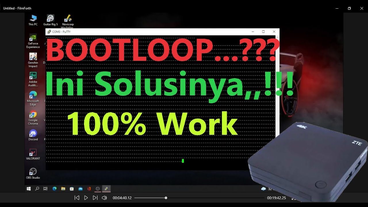 Cara Mengatasi Bootloop STB ZTE B860H V5 Android TV 💯% Work...!!!