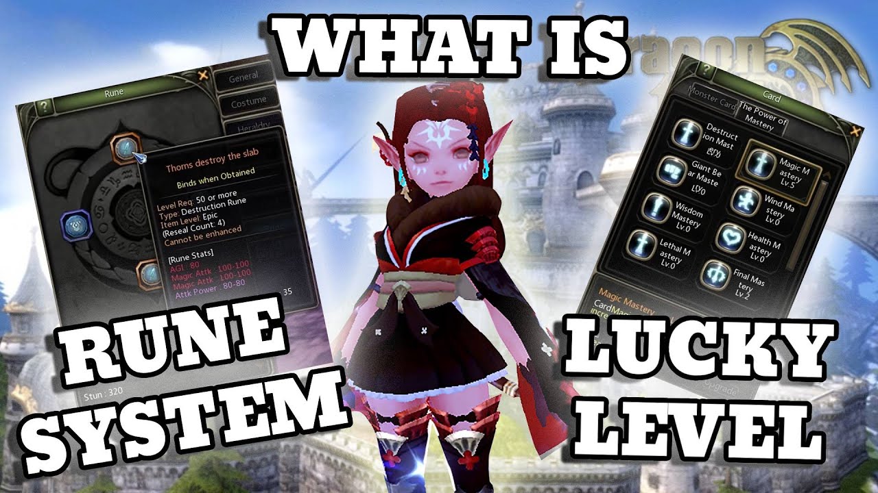Dragon Nest Classic Rune and Lucky Level System
