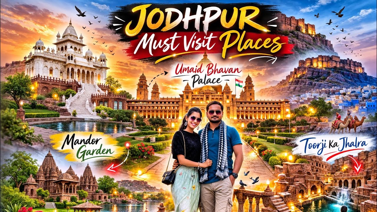 Day 1 in Jodhpur | Jaswant Thada, Umaid Bhavan Palace,Mandore Garden ,Toorji ka jhalra | Vlog 17 |