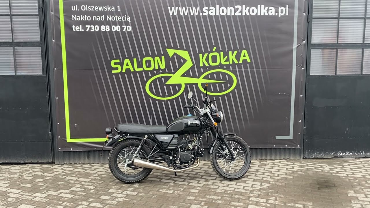 Motorower Junak 49CC Raw50 - prezentacja i uruchomienie #salon2kolka