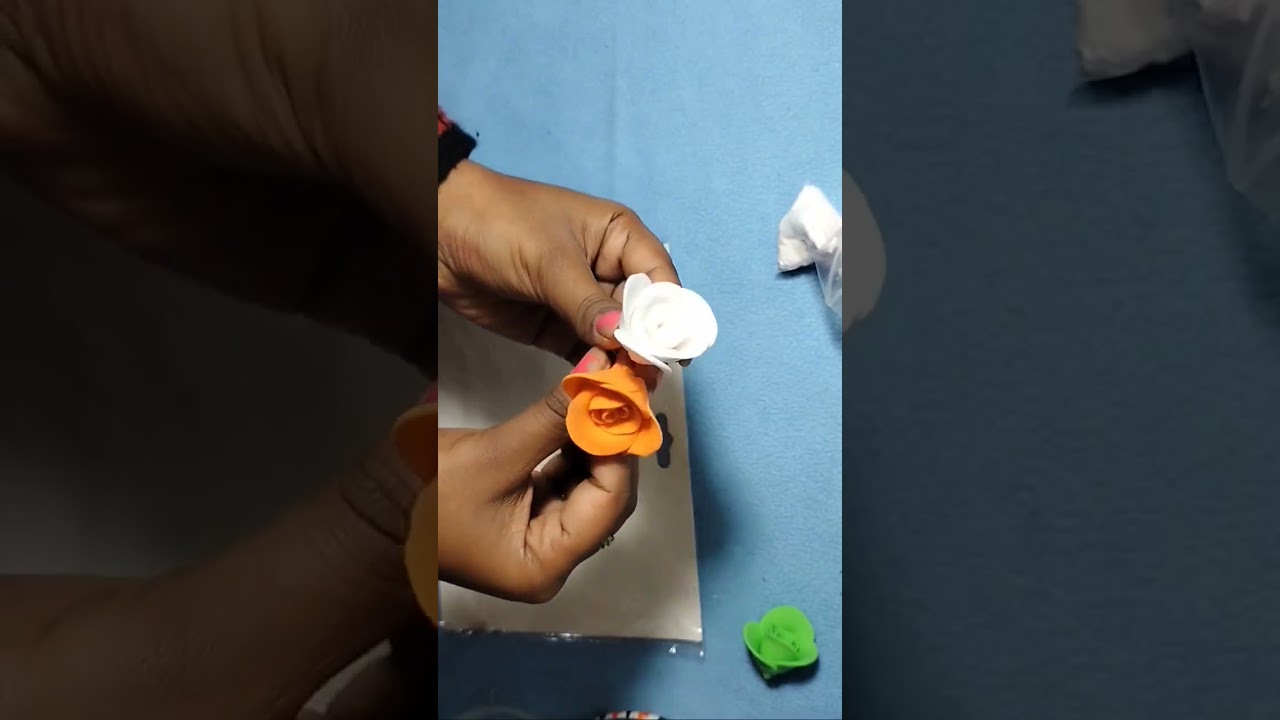 Republic Day DIY Hairband😍🥰 #hairband #ytshorts #theruchi #diy #handmadecraft #tiranga #clayart