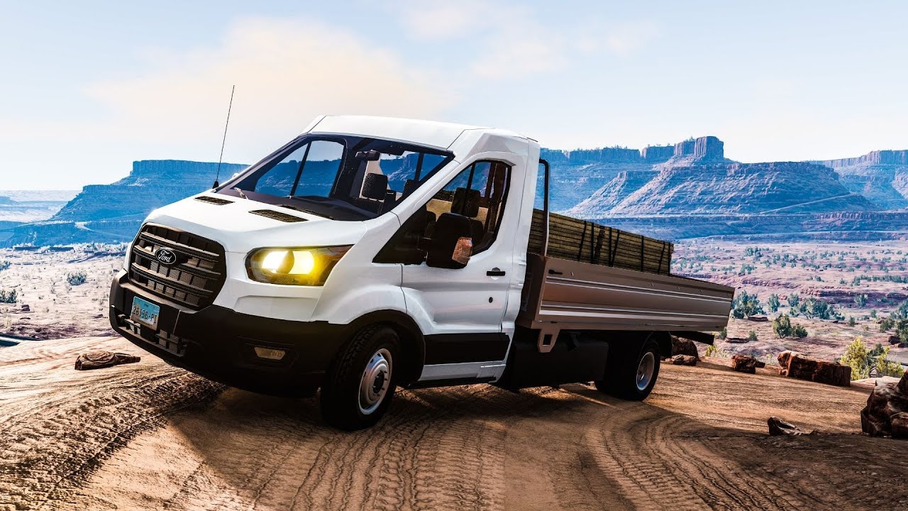 Ford Transit Driving on Mountain Roads | BeamNG.Drive | OffRoad | Simulator - Gameplay 4K