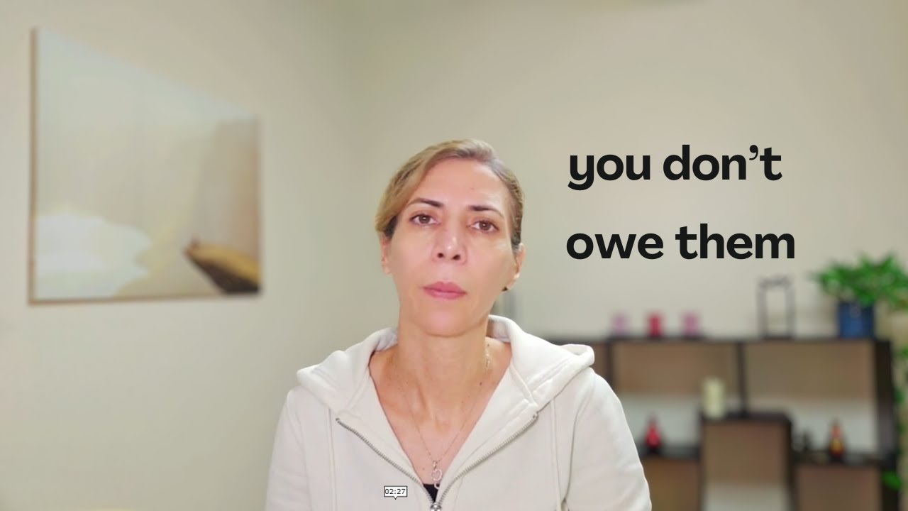 You don’t owe anyone your 