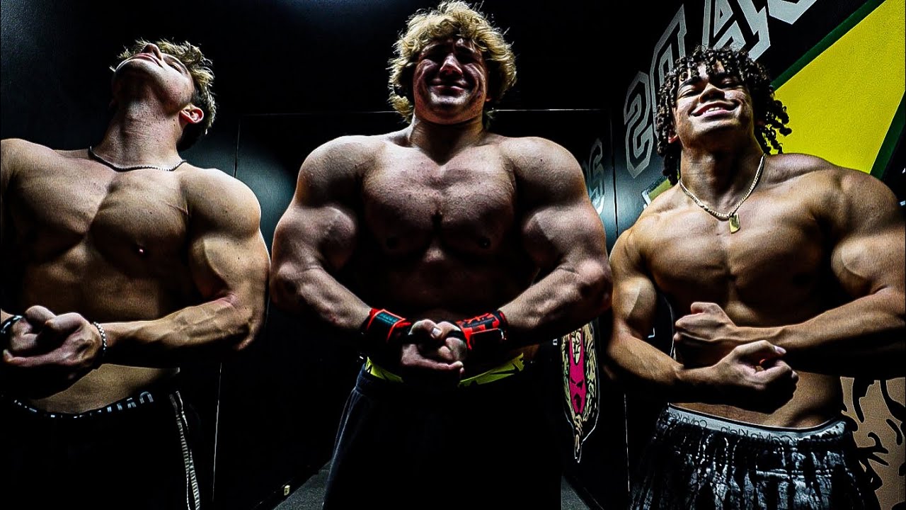 BENCHING WITH STRONGEST 18 YEAR OLD LOGAN DISHMAN