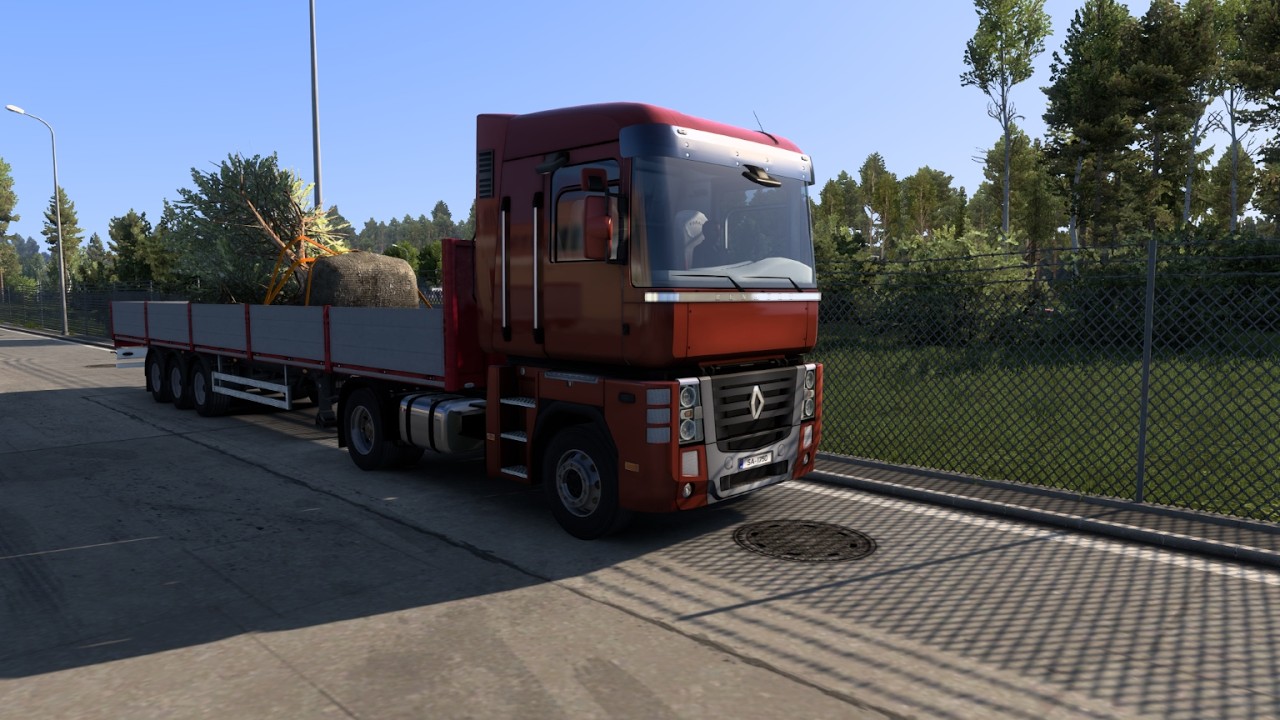 ETS 2 / Olivenbäume von Rīga (LV) nach Псков (RU)