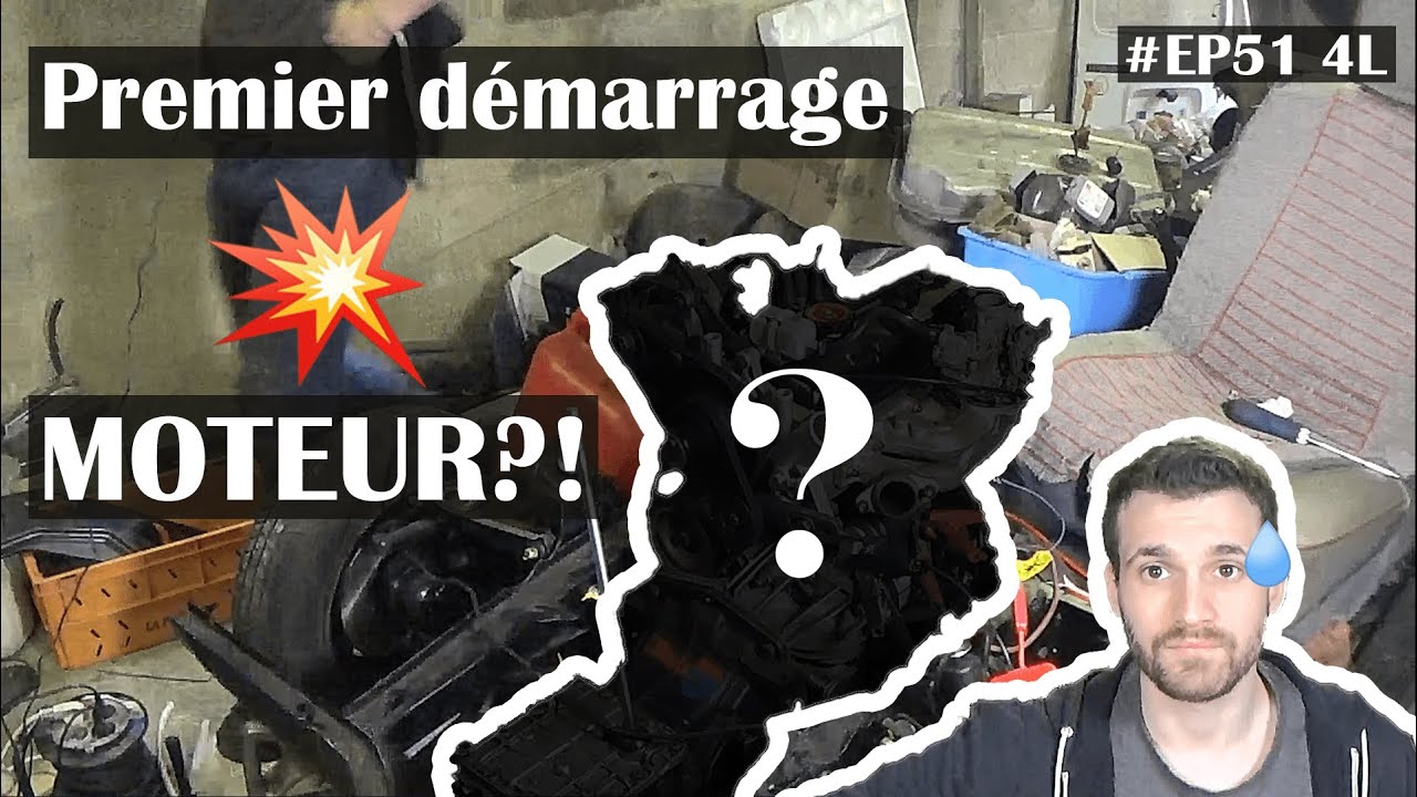 🔥 REDÉMARRAGE du MOTEUR de la 4L?! 🔥 #EP51 4L