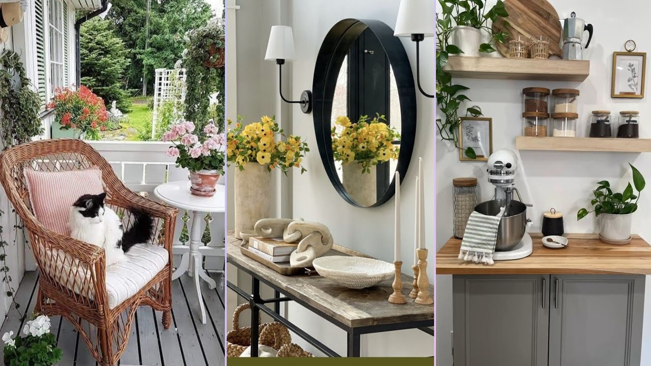 Elegante Home Decorating ldeas💗Farmhouse cottage home decorating ideas vintage #homedecor #farmhouse