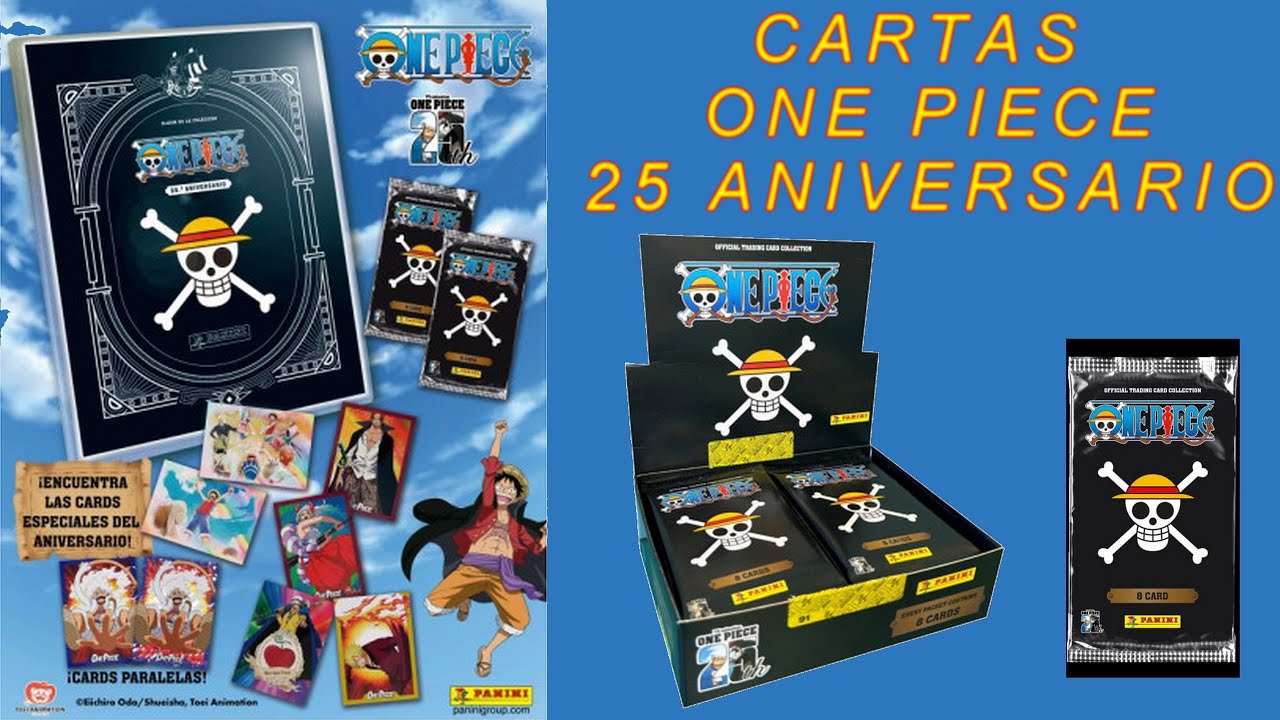 UNBOXING NUEVA COLECCIÓN CARTAS ONE PIECE 25 ANIVERSARIO PANINI 2024