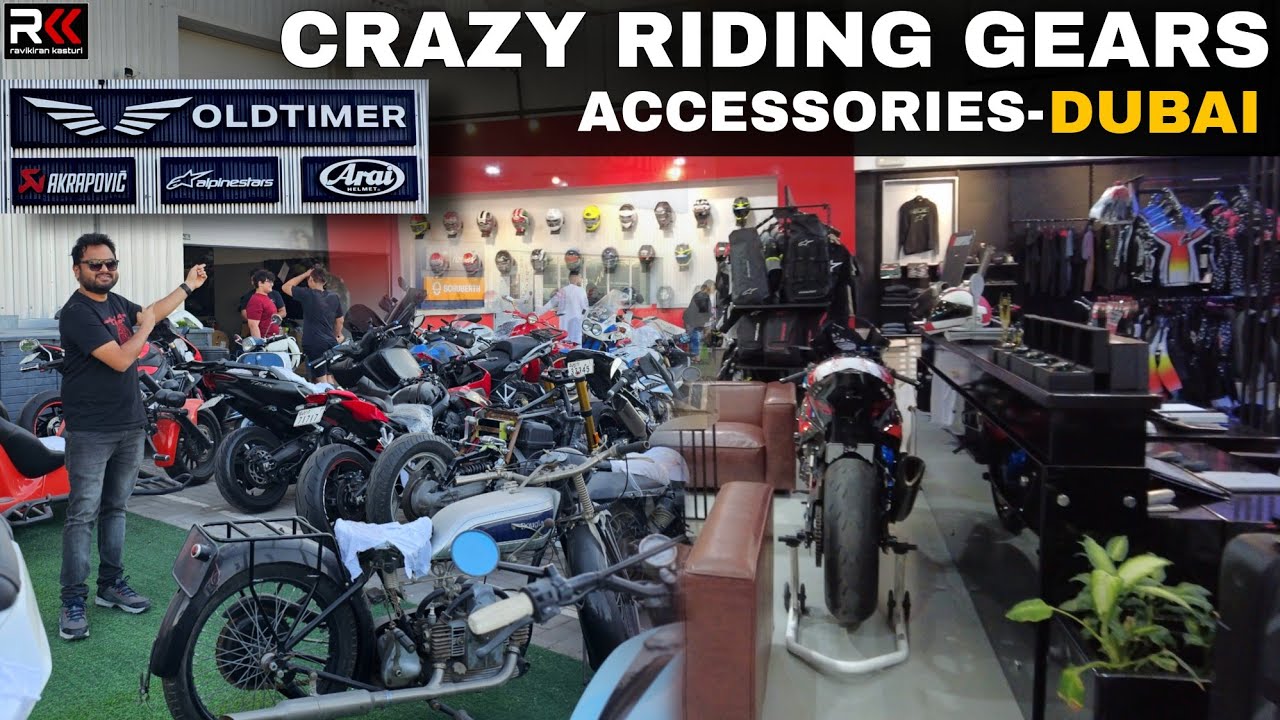 Motorcycle Riding Gears & Accessories in Dubai - Oldtimer store #ravikirankasturi