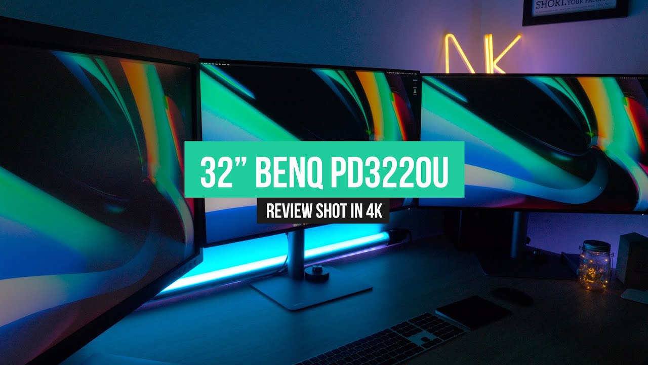 BenQ PD3220U monitor review | shot in 4K.