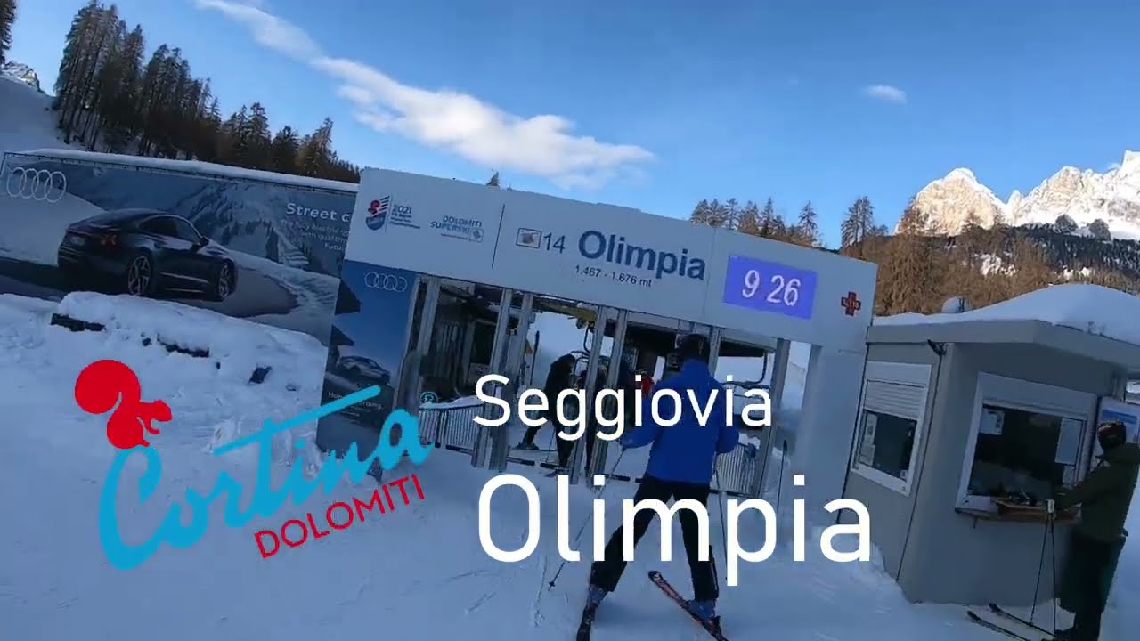 Seggiovia Olimpia a Cortina d'Ampezzo #tofane #doppelmayr #chairlift