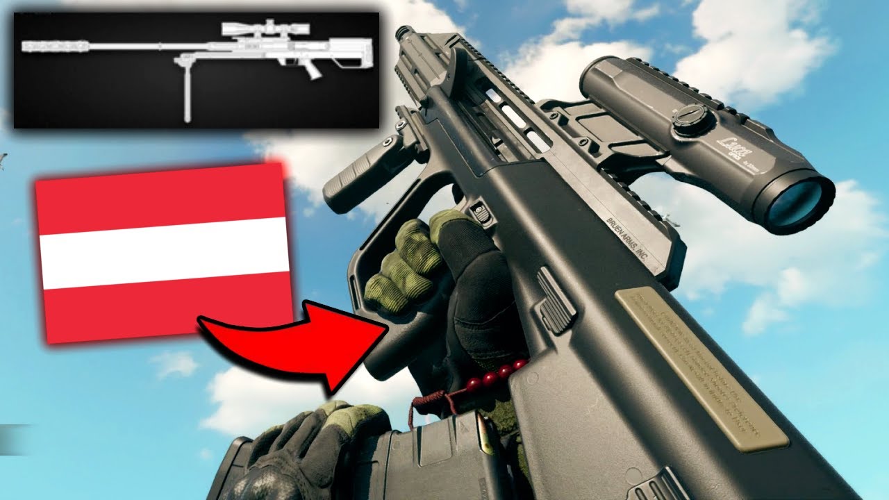 Full Austria Loadout - AUG A3-CQC & Infinite 1 Headshot Sniper in Warzone Season 1 Win Gameplay