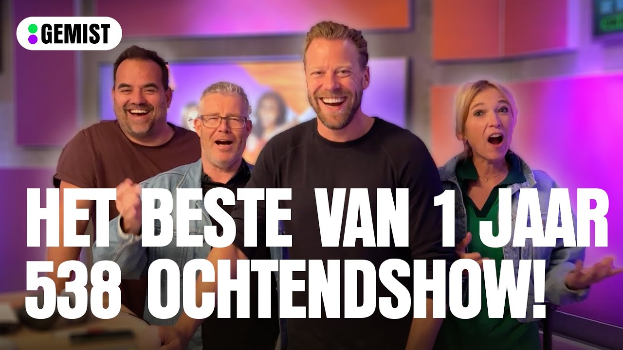 Dit zijn alle hoogtepunten van 1 jaar 538 Ochtendshow! 🥳 | 538 Gemist