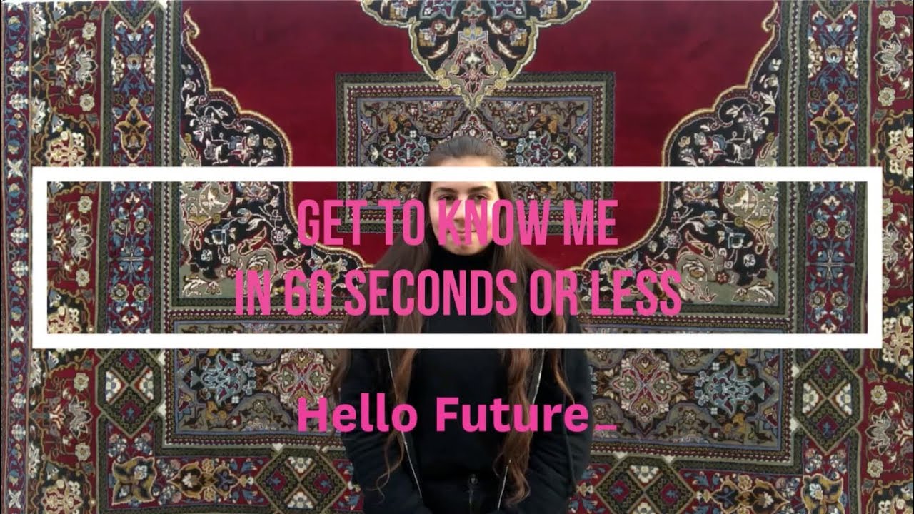 Get to know us --- In 60 seconds or less