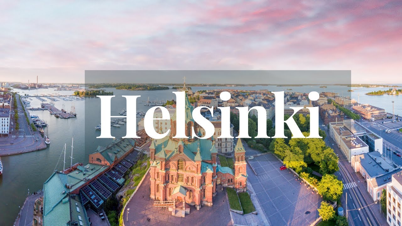 Helsinki Aerial view | Beautiful helsinki 4k |Best way to see Finland