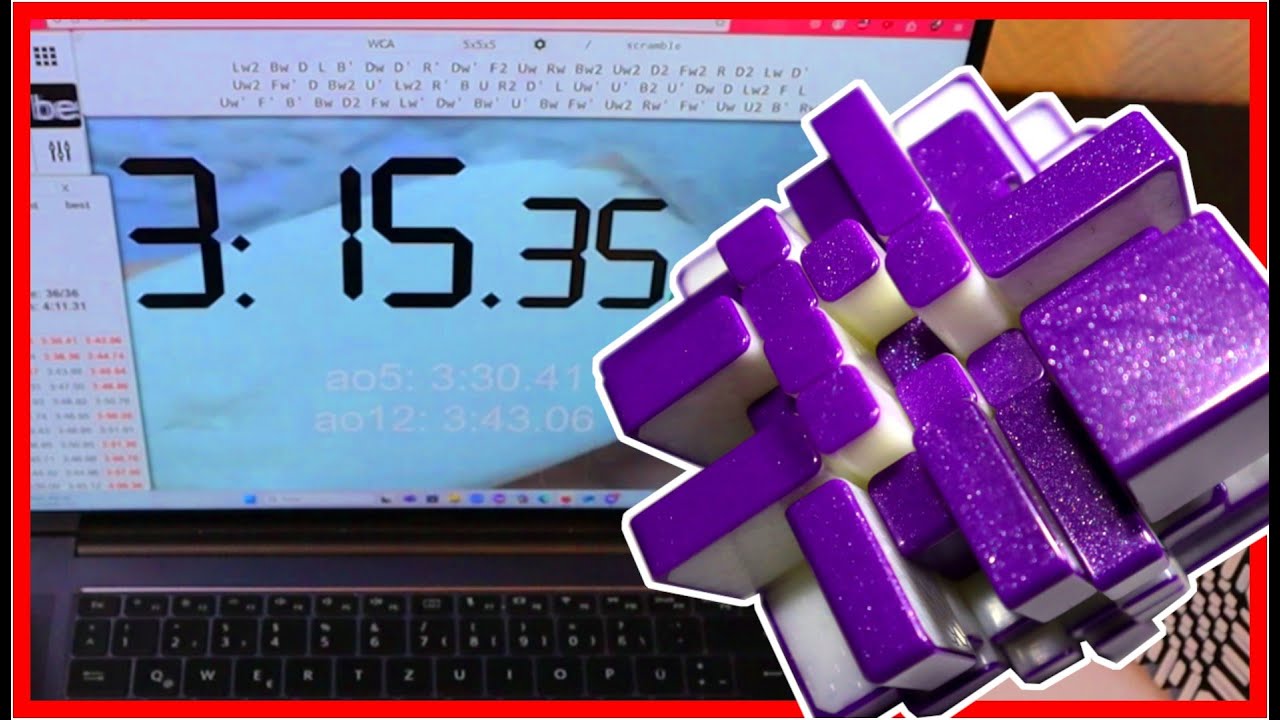 5x5 Mirror Cube in 3:15.35 - 