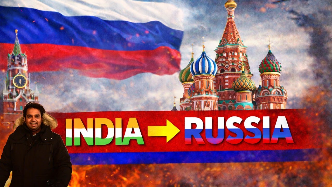 India to Russia 🇮🇳➡🇷🇺 | Immigration, Flight, Visa, SIM & Currency | Russia Vlog 1