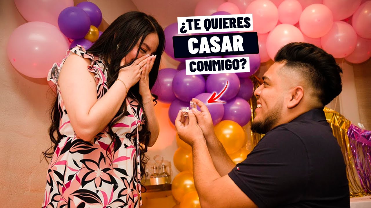 💍LE PROPUSE MATRIMONIO a mi NOVIA 🥺 *esta fue su reacción*