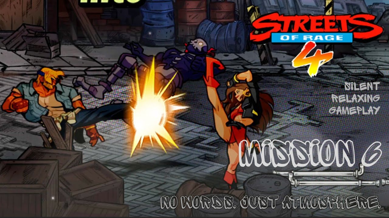 Streets of Rage 4 | Story Mission 6 Silent Walkthrough