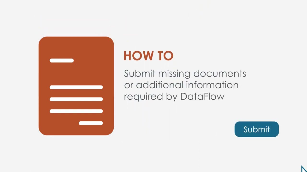 Как добавить недостающие документы в заявку DataFlow