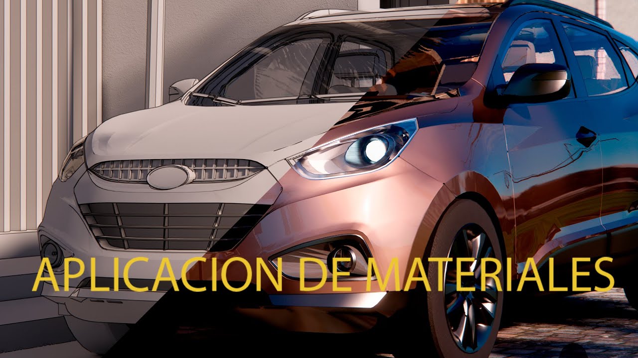 COMO APLICAR MATERIALES  PARA AUTOS EN ENSCAPE 3.1