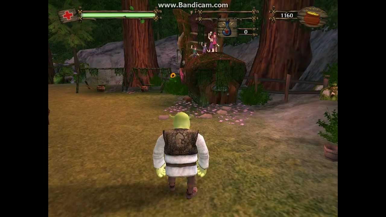 Shrek 2 Video Game: Walkthrough Part 9 - Village - Mission 5