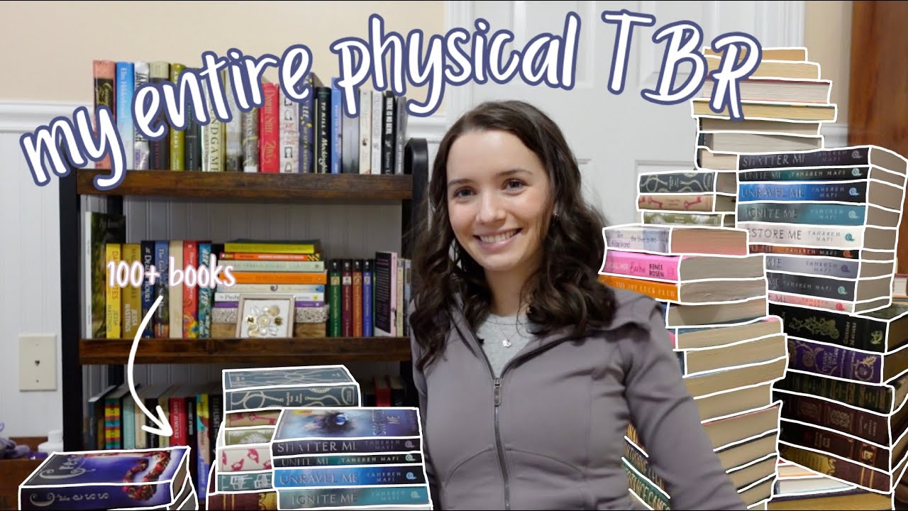 my entire physical TBR 📚 100+ unread books | TBR takedown ep. 1