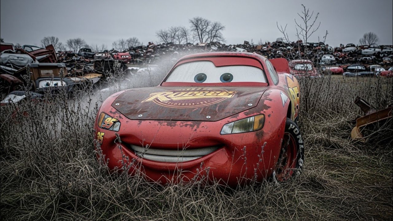 ASMR Car Restoration | Lightning McQueen Full Restoration | Quiet Motors
