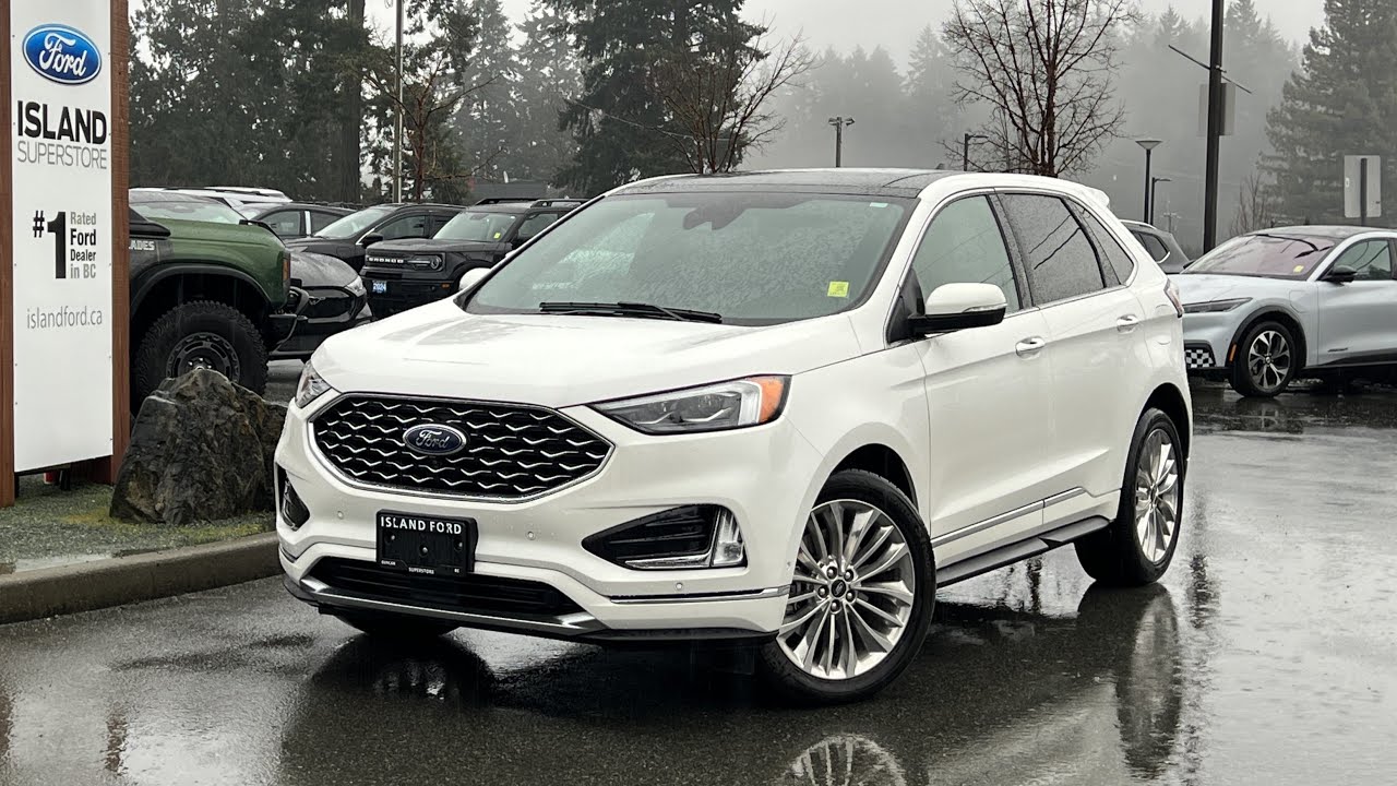 Обзор Ford Edge Titanium 2020 года с панорамной крышей, зимним пакетом и пакетом для буксировки п...
