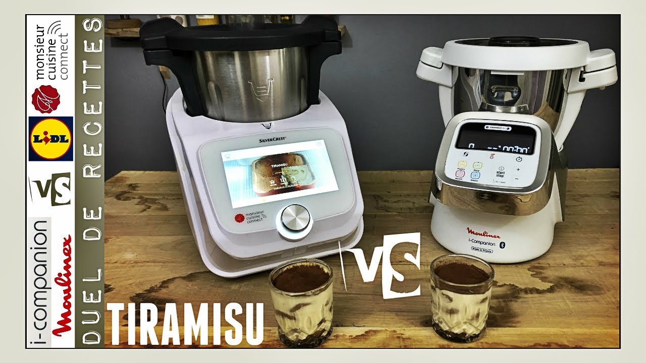 DUEL DE RECETTES : TIRAMISU TRADITIONNEL (Monsieur Cuisine Connect VS Companion par Sand Cook&Look)