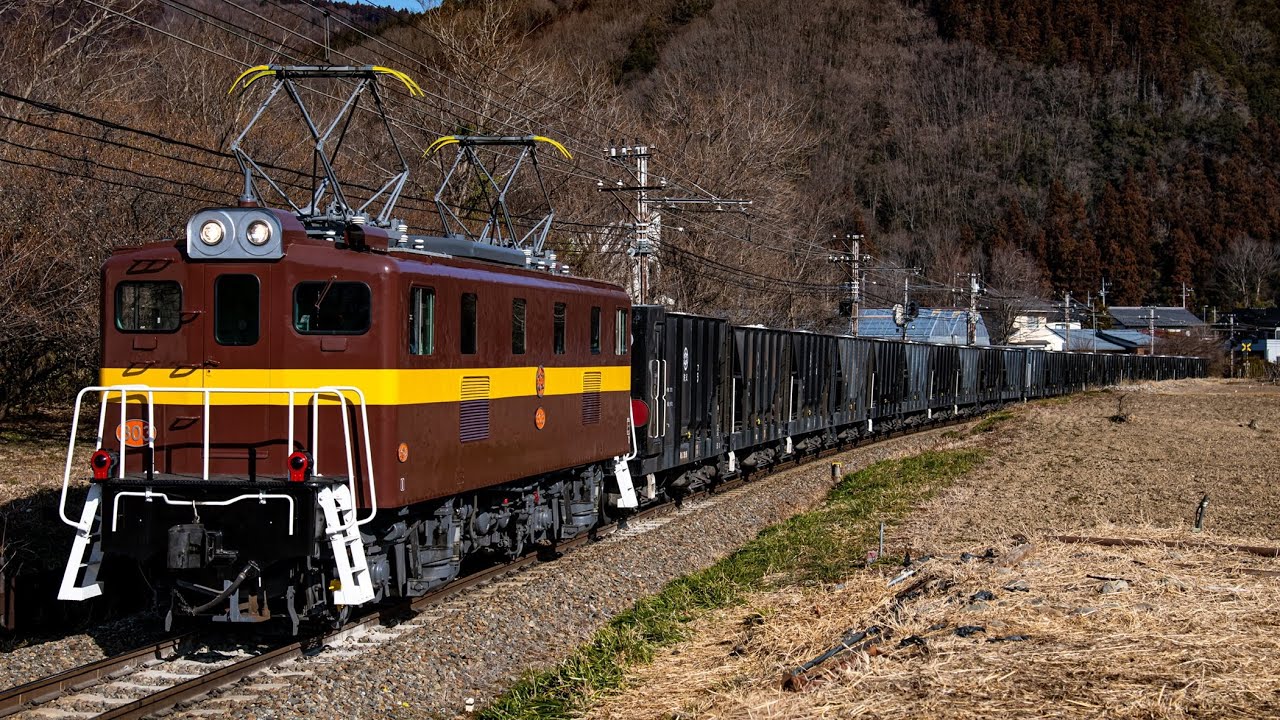 【秩父鉄道】デキ303+ヲキ・ヲキフ