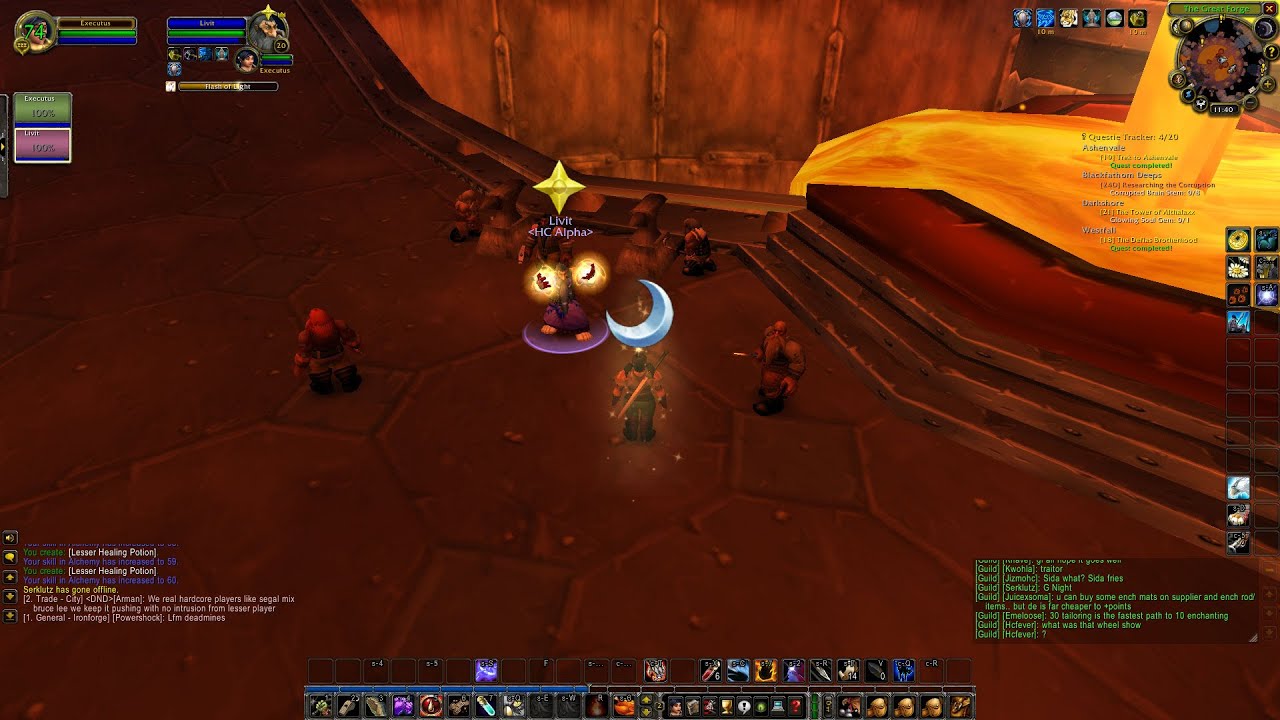 Executus Hunter/Hpal Duo Hardcore Road To Ragnaros! Death = Delete | Day 3